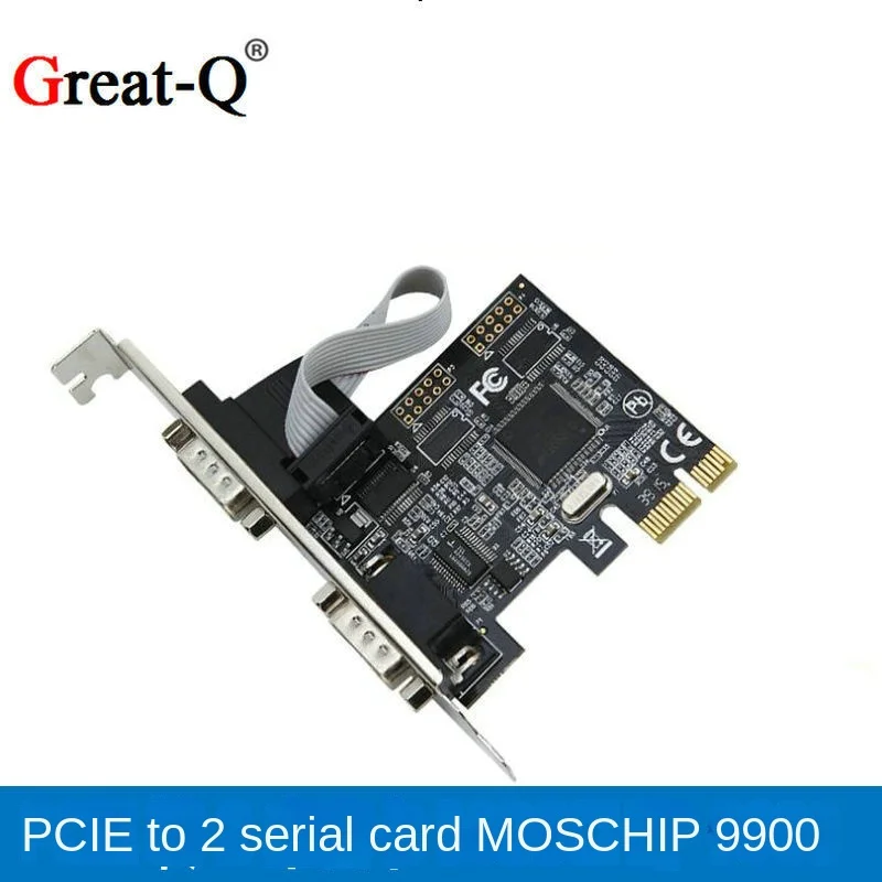 PCI-E для настольного компьютера с 2 последовательными портами RS232 промышленный