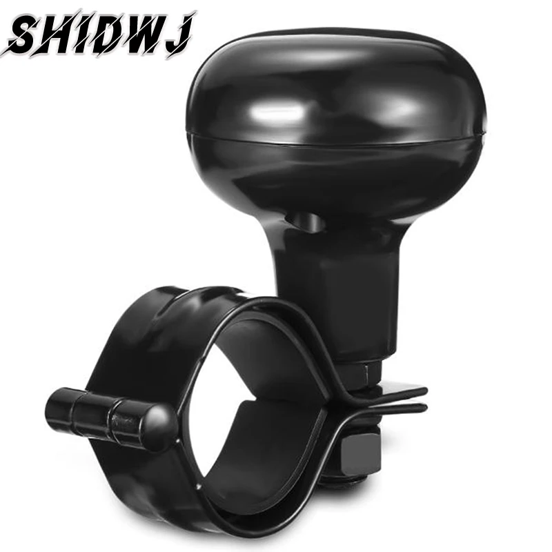 

1Pcs Car Goods Universal Steering Wheel Spinner Heavy Duty Black Car Truck Handle Power Knob Durable Accessories For Motocycle