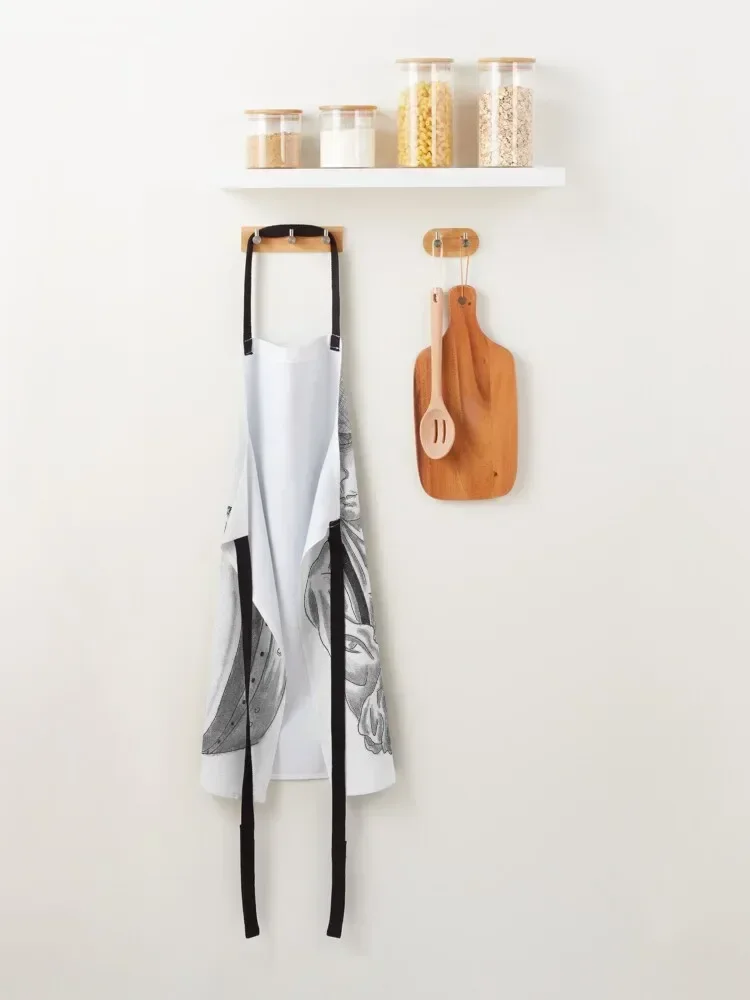 Фартук Bodhran Player очищает вещи для дома Женский кухонный фартук шеф-повара мужчин