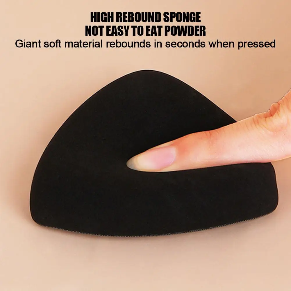 1 шт. кисть для нанесения основы под макияж и черный блендер ультратонкая губка