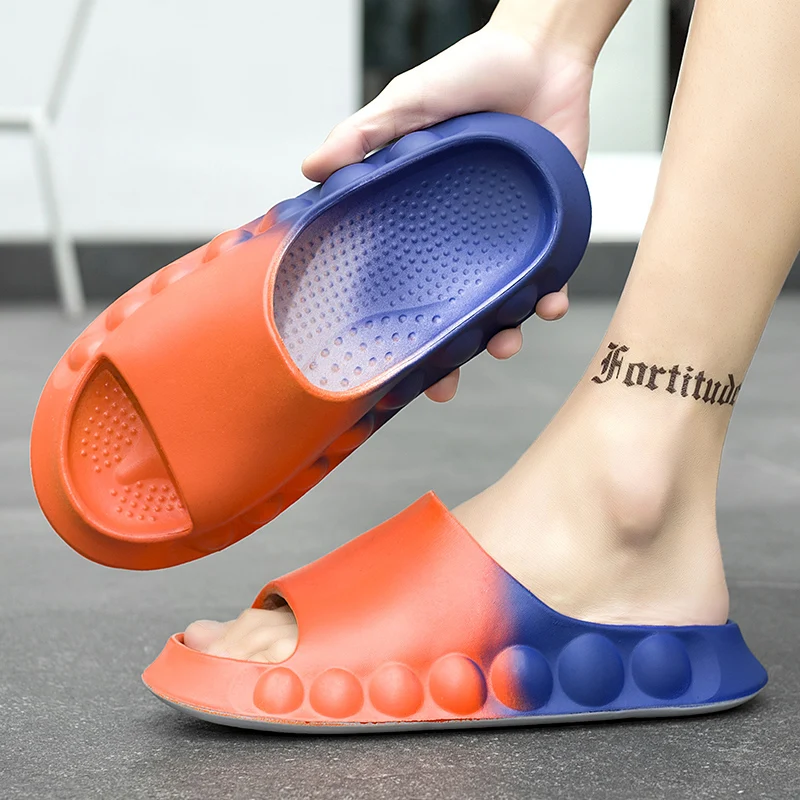 

Men Sandals 2023 Summer Beach Outdoor Casual Shoes Male Black Indoor Slippers Flip Flops Footwear Big Size 45 Sandalias Zapatos