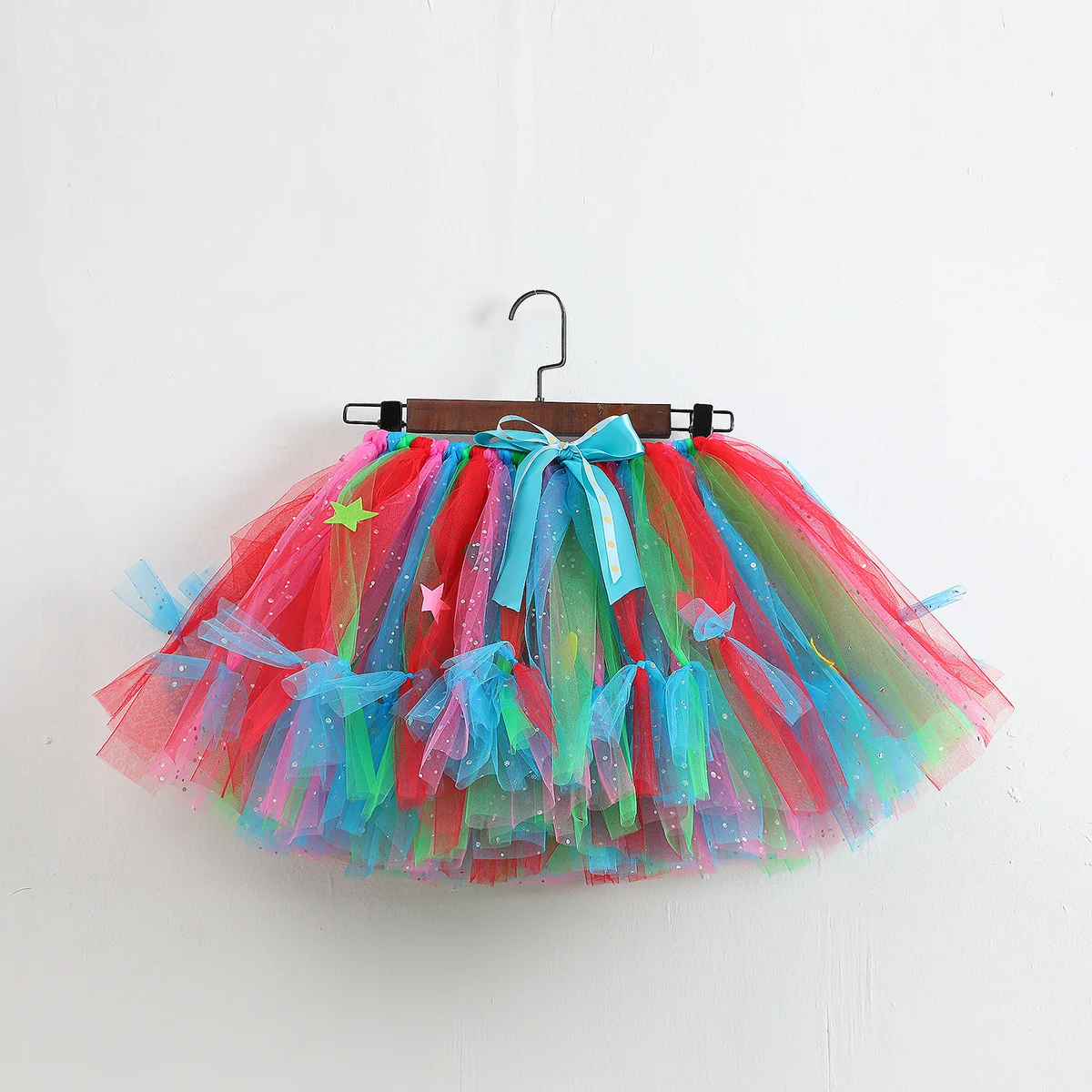 

Baby Girls Pastel Tutu Skirts Kids Handmade Ballet Tulle Tutus Pettiskirt with Pink Ribbon Bow Children Birthday Party Skirts