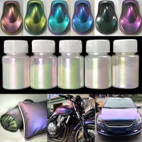 10g car chameleon pigments acrylic paint powder coating auto accessories decoration for car painting decoration arts craft
