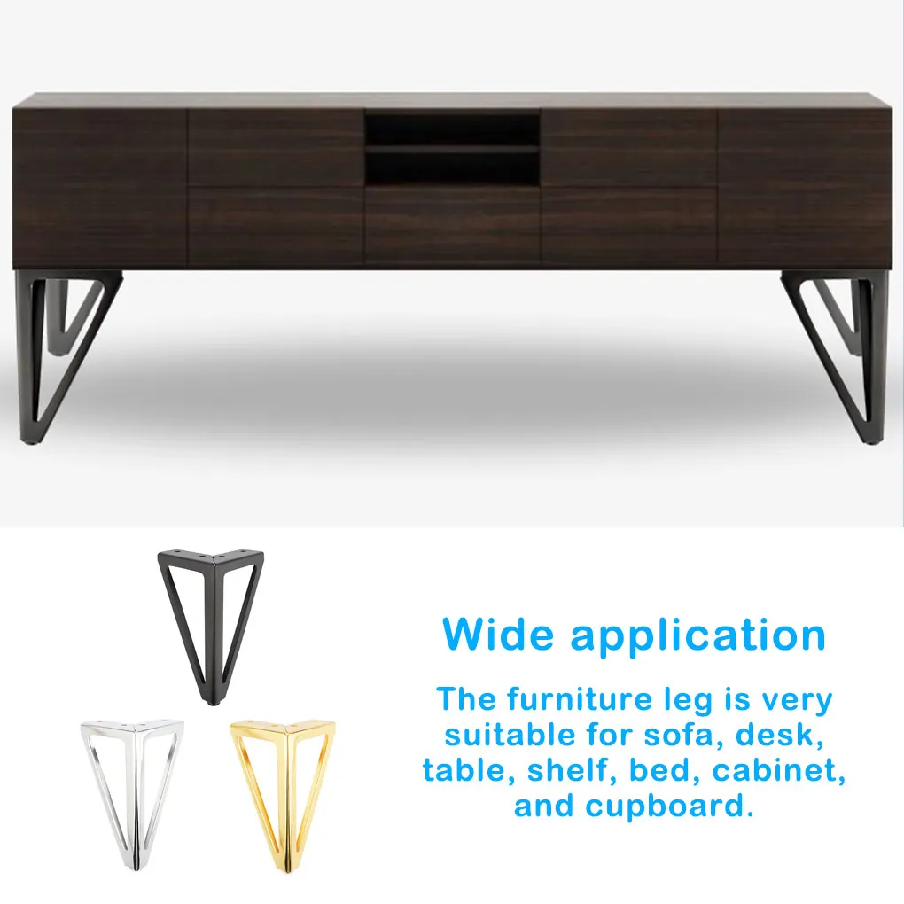 

Triangular Furniture Leg Living Room Bedroom Cabinet Feet Accessories