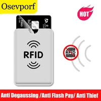 universal anti rfid bank cards holder aluminium nfc blocking reader lock id bank cards case protection id credit card back cover