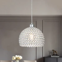 modern led crystal luxury pendant light indoor lighting bedside bedroom living dining room hanging lamp for home decoration