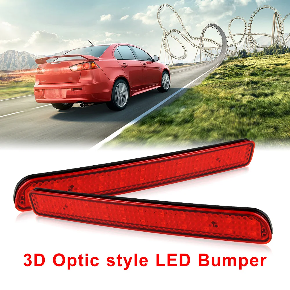 

Светодиодный отражатель для заднего бампера для Toyota Land Cruiser 100, для Cygnus LX470 1991-2007 Предупреждение ющая лампа, тормозной Хвост, автомобильные ак...