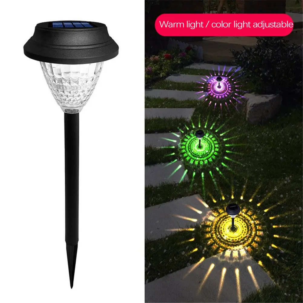 

Garden Outdoor Solar LED Lights RGB Multi-Color Lighting Solar Path Lawn Light Christmas Garden Decorative Landscape Shine Lamps