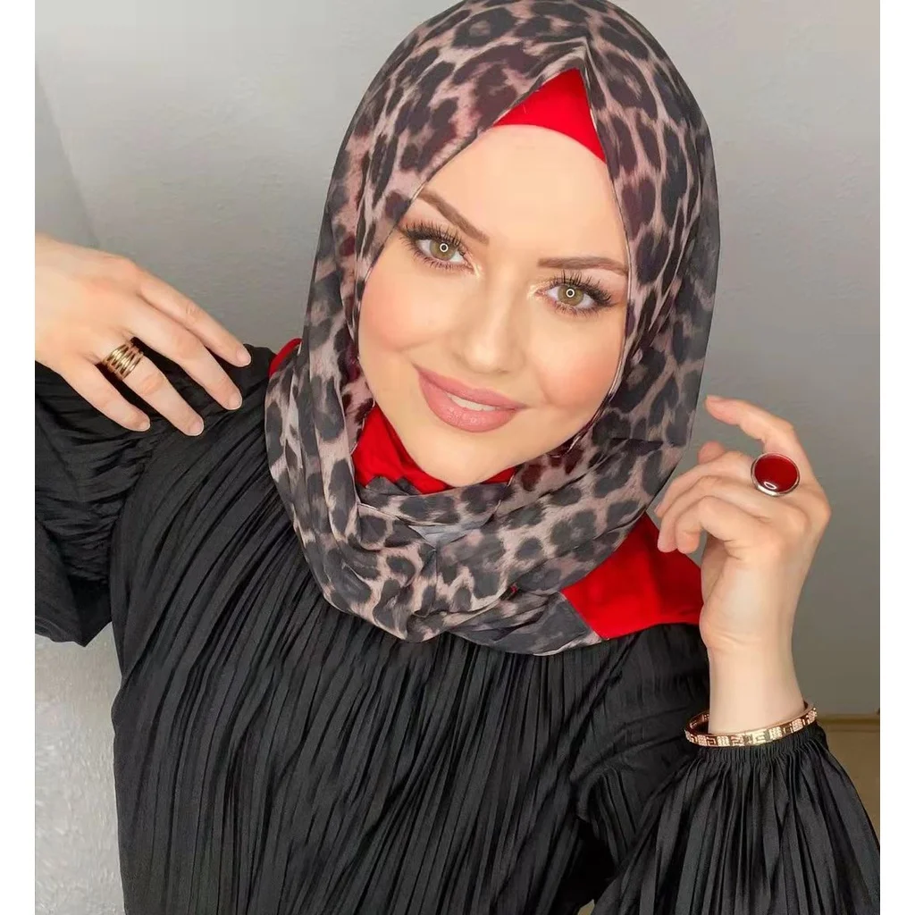

Muslim Ramadan Hijab Islamic Black Chiffon Hijab for Women Muslim Dress Hijab Hijab Instant Bottom Hat Head Scarf Headwraps