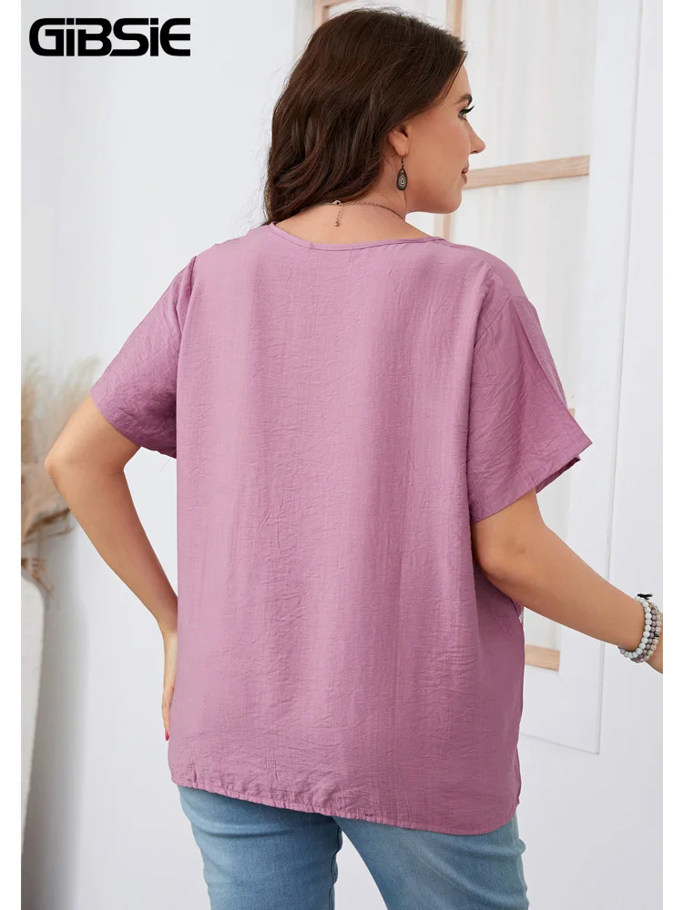 Женская футболка с коротким рукавом круглым вырезом и принтом |