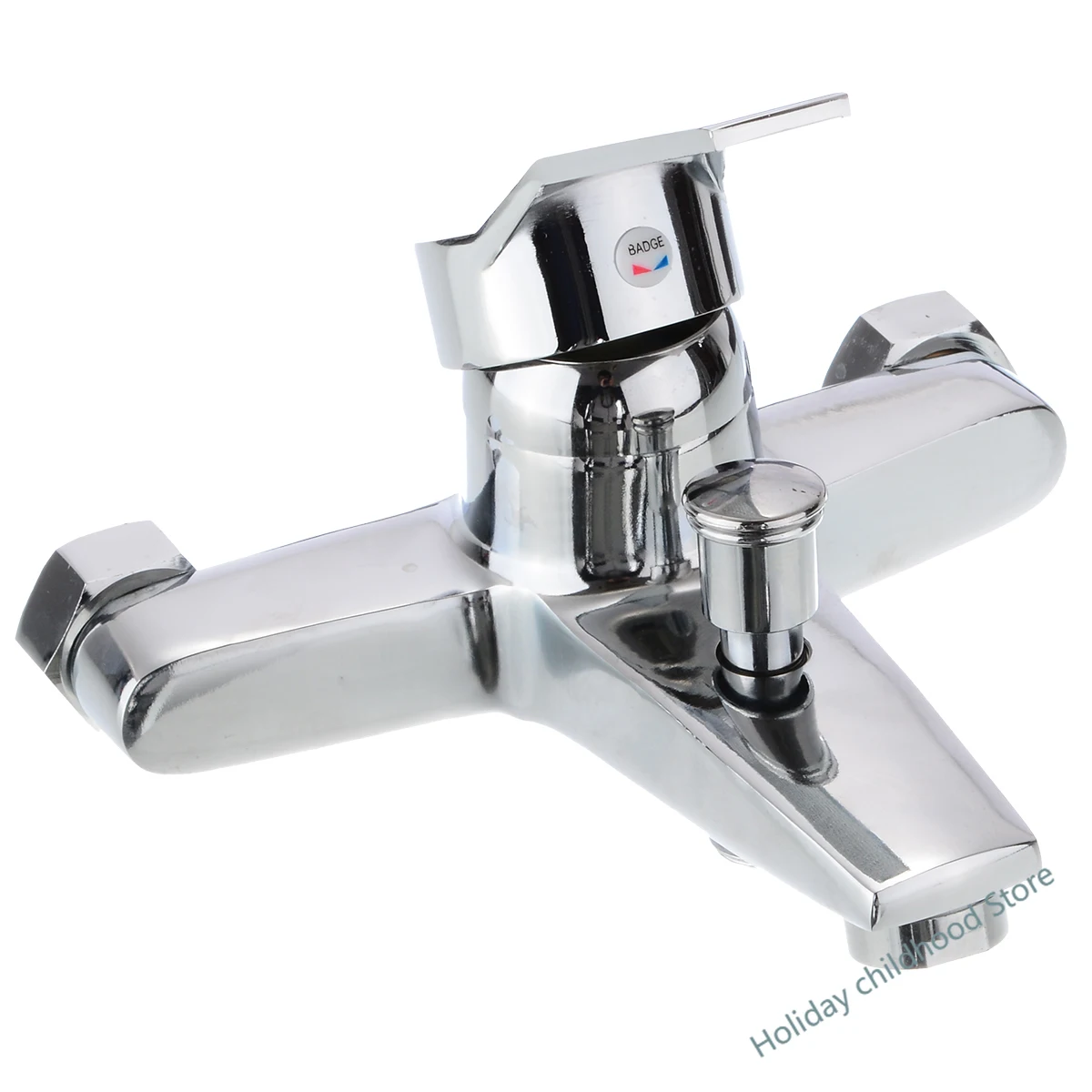

Chrome Zinc Alloy Bathroom Basin Mixer Faucet Sink Tap Wall Mounted Hot & Cold Water Mixer High Quality Faucet