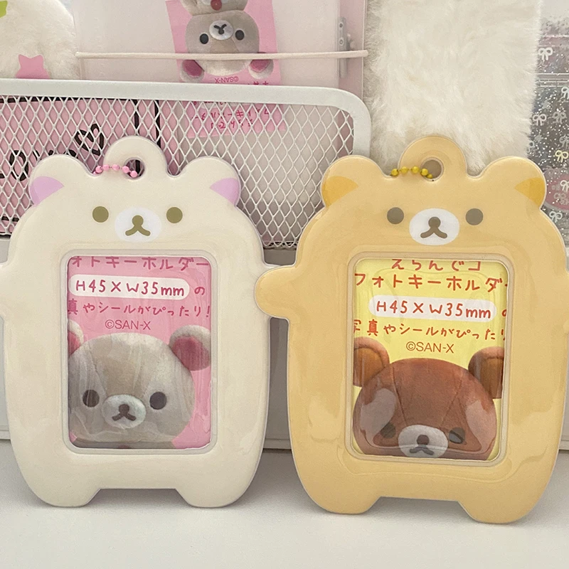 3-дюймовые милые рукава для папок Kpop держатель фотокарт брелки аниме