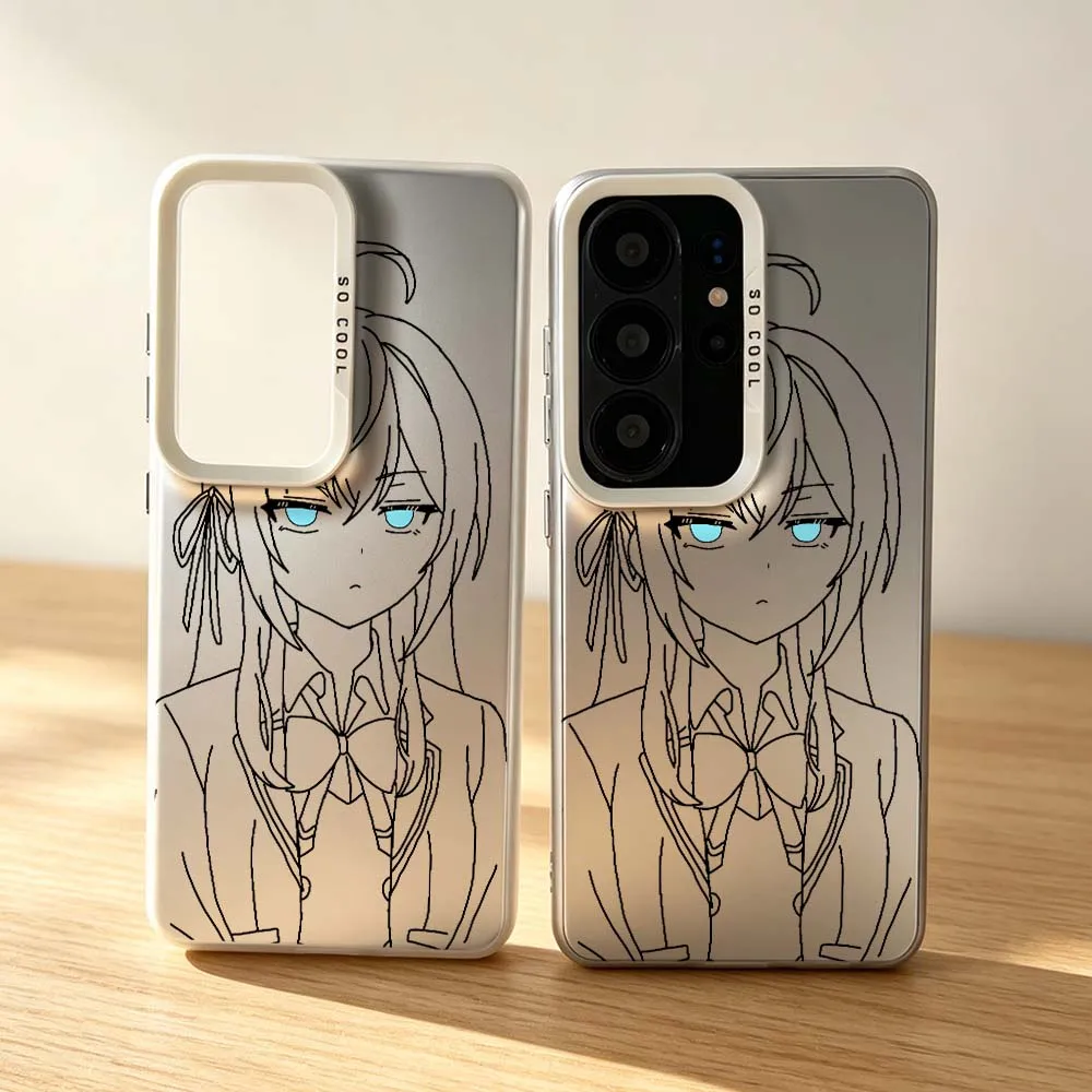 Аниме-дизайн Alya для Samsung Galaxy S26 S25 S24 S23 S22 S21 S20 Plus Edge Ultra FE, цветной серебристый чехол для телефона. (art.: 3920dd07b9eaf) - 3920dd07b9eaf