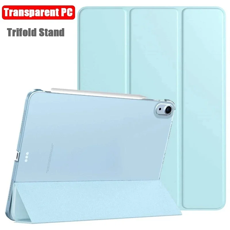 For IPad 10th 10.9 Pro 11 2022 4th Air 5 4 3 2 1 Mini 6 5 10.2 9th 8th 7th Magnetic Case Flip Tablet Cover Stand Clear Cover