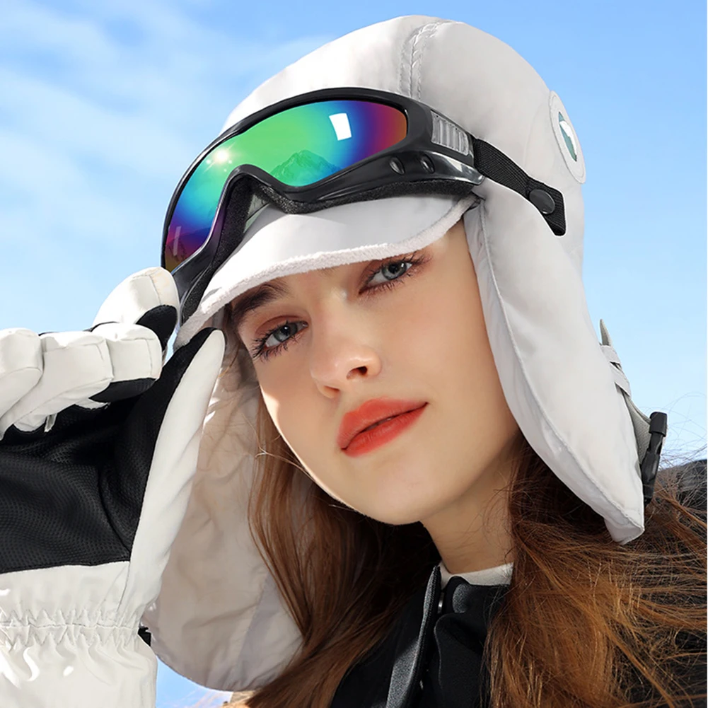 

Теплая шапка с защитой ушей, водоотталкивающая теплая шапка для легкого удаления, ветрозащитный зимний головной убор для езды на велосипеде, скалолазания, лыжного спорта