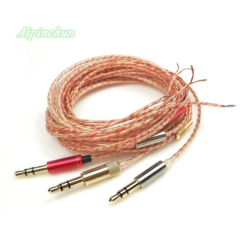 

Aipinchun 3.5mm 3-Pole Line Type Jack DIY Earphone Cable Headphone Repair Replacement OFC Wire Cord A37