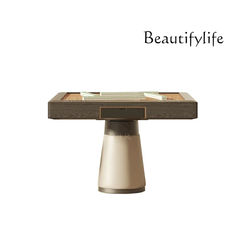 Современный простой стол для Маджонга из массива дерева искусственный роскошный