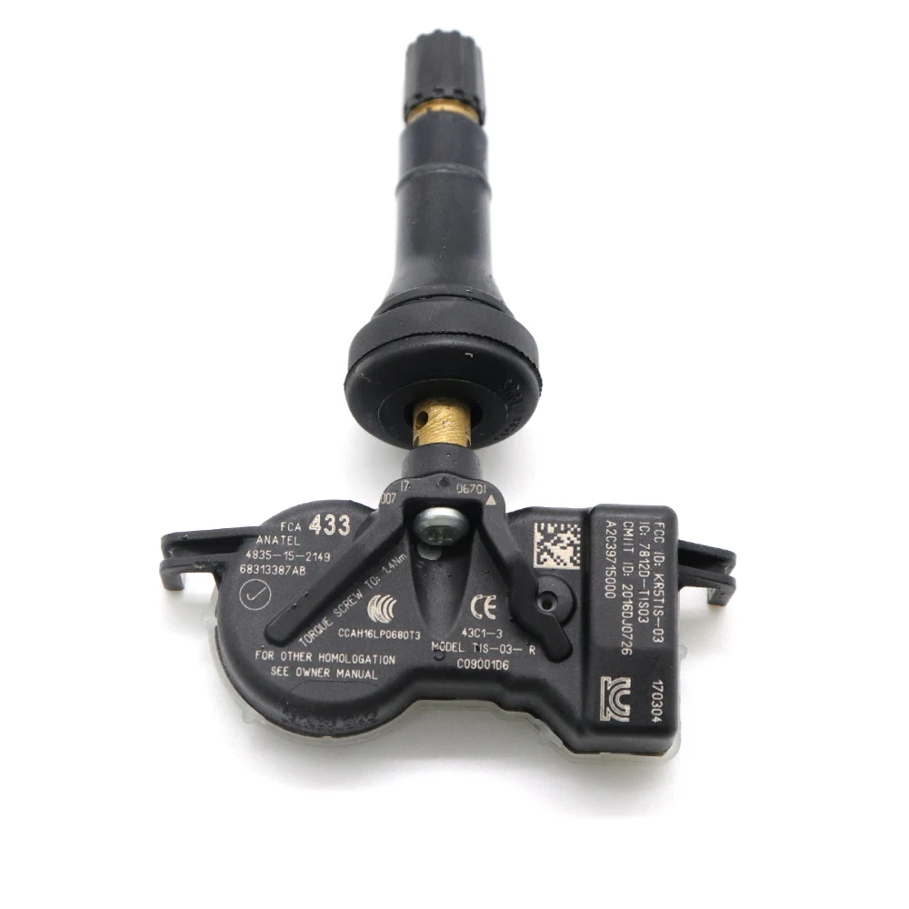 Датчик давления в шинах 68313387AB 433 МГц для Chrysler Pacifica 200 Dodge Durango Дротика Jeep Fiat |