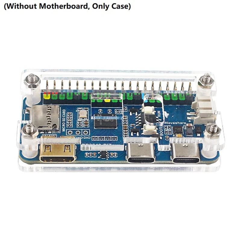 Для Raspberry Pi RP2040-Pizero прозрачная акриловая искусственная кожа акриловые Защитные