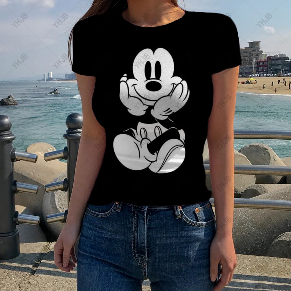 

Женская футболка с коротким рукавом, коротким рукавом и круглым вырезом