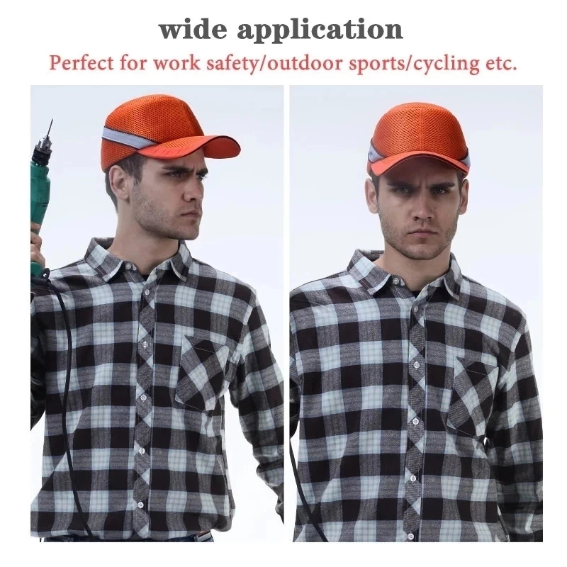 

Newest Work Safety Protective Helmet Bump Cap Hard Inner Shell Baseball Hat Style For Work Factory Shop Carrying Head Protection