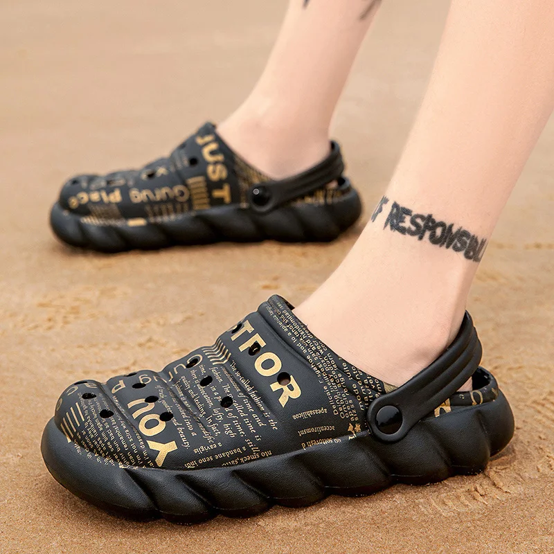 2022 Beach Sandals Men fashion Fishing Sandals EVA Summer Garden Clogs Men  Sandal Outdoor Sports Slippers Zapatos Hombre Size 45 - купить по выгодной  цене | AliExpress