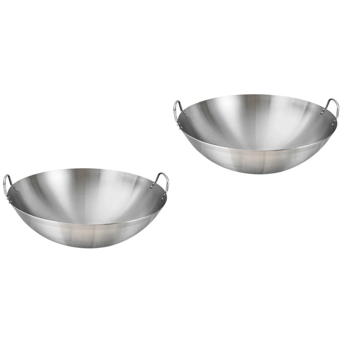 

Сковорода для жарки, сковорода для жарки из нержавеющей стали, глубокая китайская кухонная сковорода, антипригарная круглая сковорода для ...