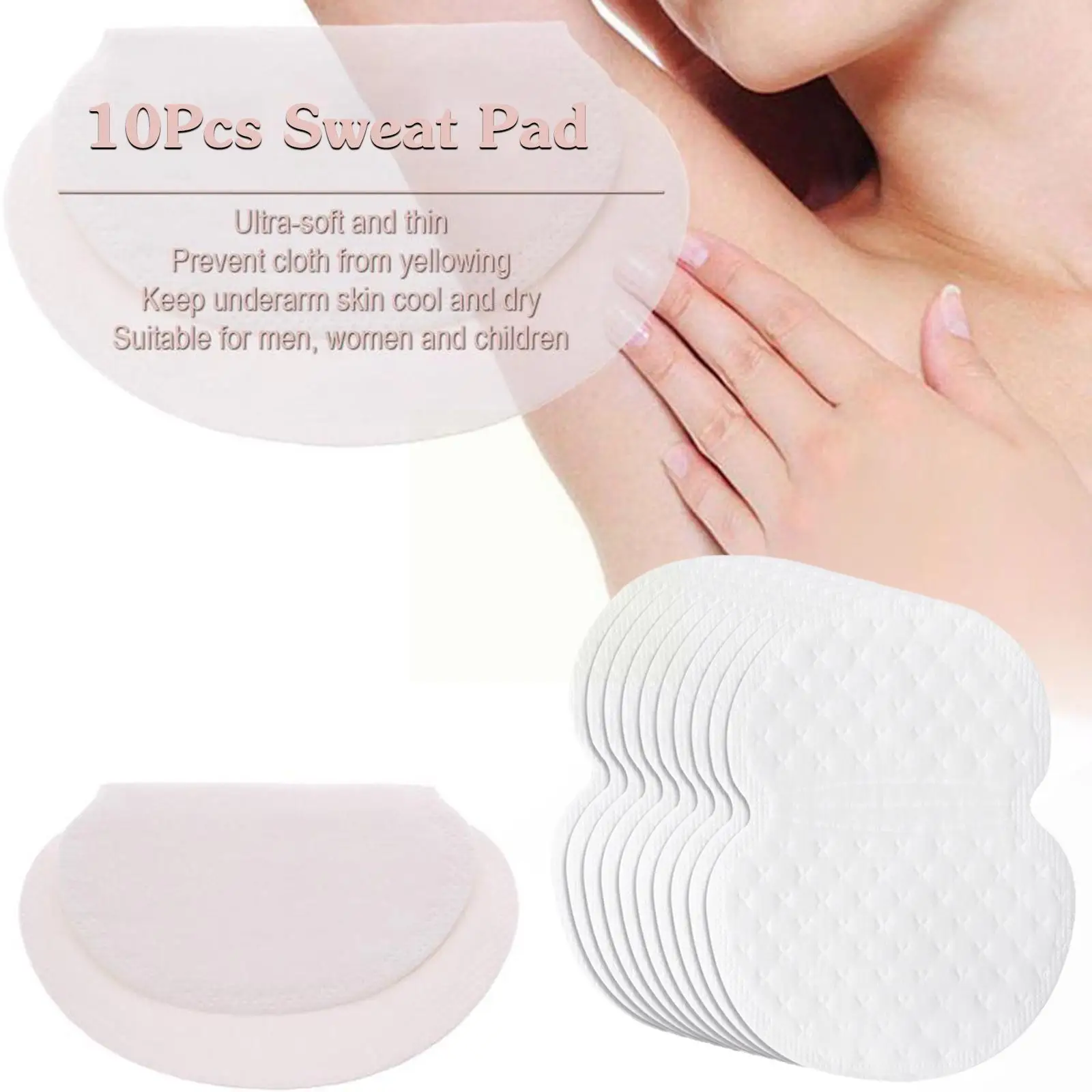 

50pcs Summer Armpit Sweat Pads Underarm Deodorants Disposable Anti Stickers Wholesale Absorbing Patch Perspiration Z5e7