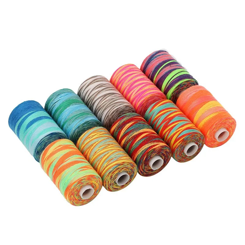 

New DIY hand sewing thread 40S/2 colorful sewing thread gradient thread sewing machine thread multi-color thread