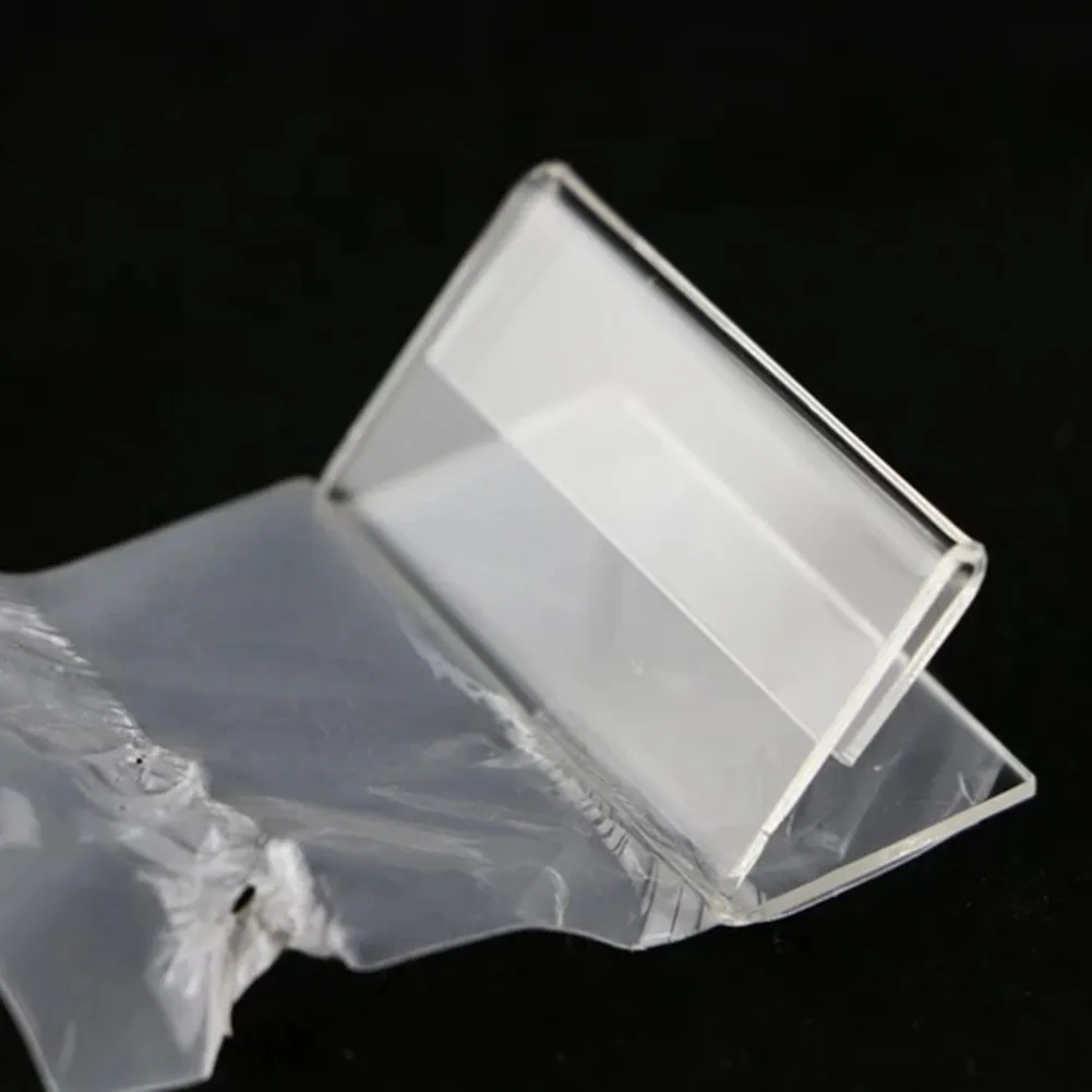 

Sign Display Display Stand Transparent Price Tags 40/50pcs Acrylic Display Easels Label Label Stand Stand Price