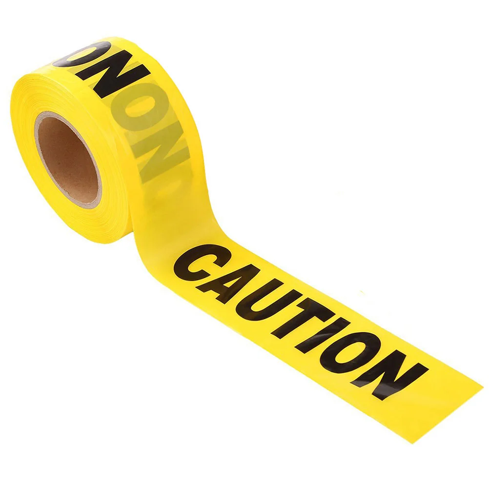 Warning Tape Decor Halloween Cordon Decorate Tapes Sign Isolation Party Supplies