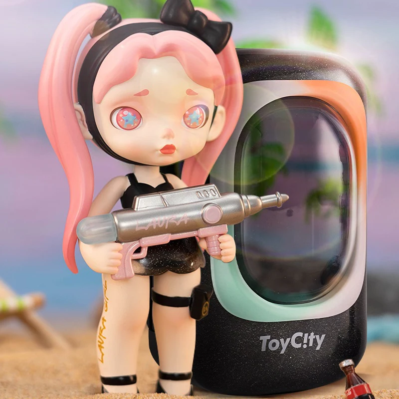 

ToyCity Space Capsule-LAURA Pool Battle Series Blind Box Toys Guess Bag Caja Ciega Surprise Box Anime Figure Desktop Ornaments