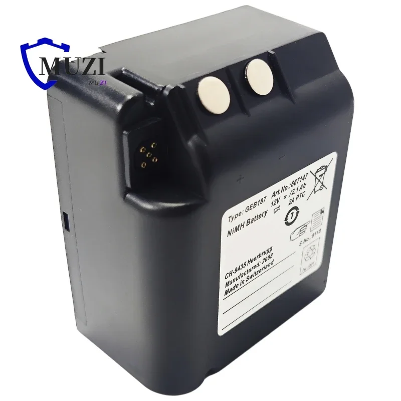 СОВЕРШЕННО НОВЫЙ аккумулятор GEB187 12 В 2100 мАч для тахеометра TCA1100 TCA1700 TCA1800 TPS1000 TPS2000