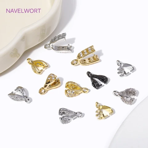 Зажимы для бижутерии NAVELWORT золотые 18к 10 шт