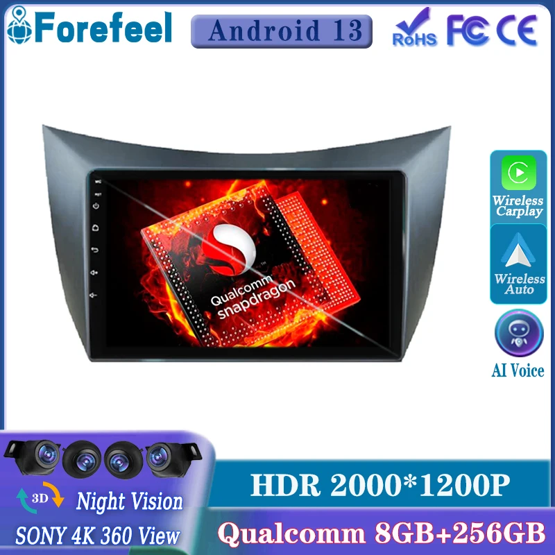 

Android13 Qualcomm For Lifan Smily 320 2008-2015 Auto Radio Stereo HU No 2din DVD CPU HDR QLED Screen Dash Cam Multimedia GPS 5G