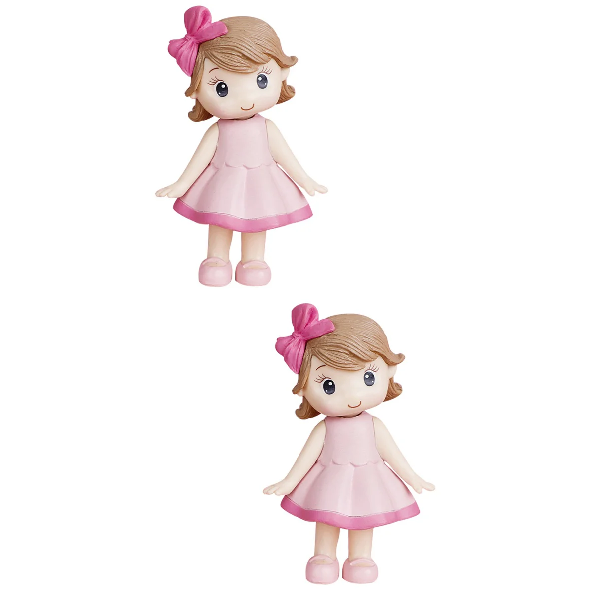 

Cake Birthday Decoration Toppers Decor Ornamentcakes Girl Resin Home Figurineparty Adorable Happy Decorations Toys Shower Baby