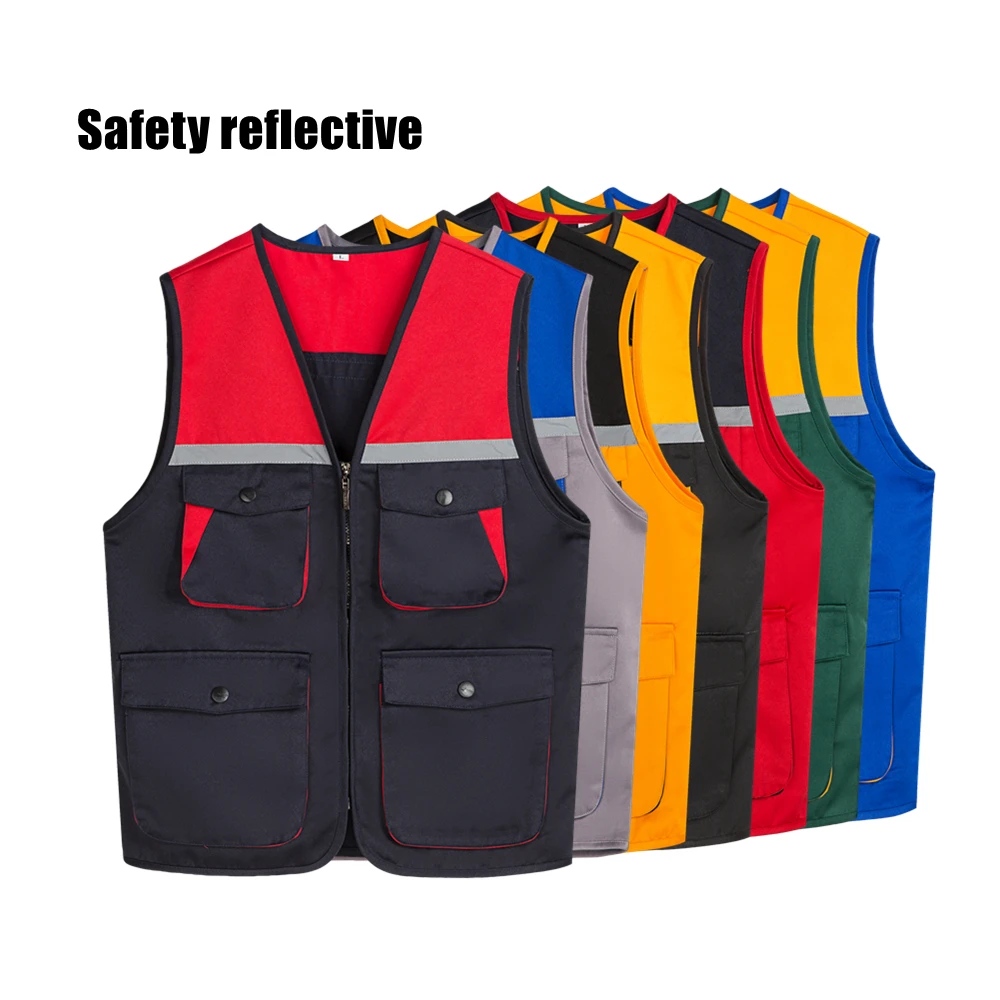 2023 Factory Direct Sales high quality promotional vest working reflective vest vest for sale