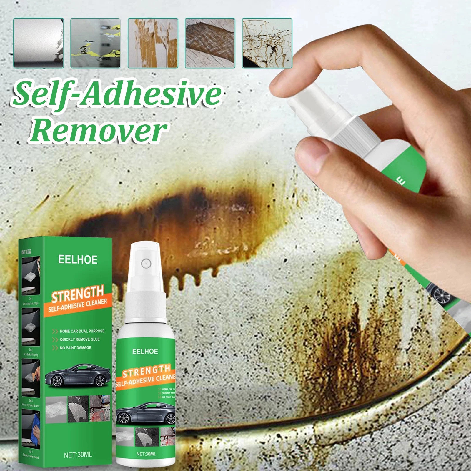 

Многоцелевая наклейка для стен автомобиля, 30 мл, 10 мл, быстрое и легкое удаление клея, этикетка для стекла, спрей для удаления остатков клея