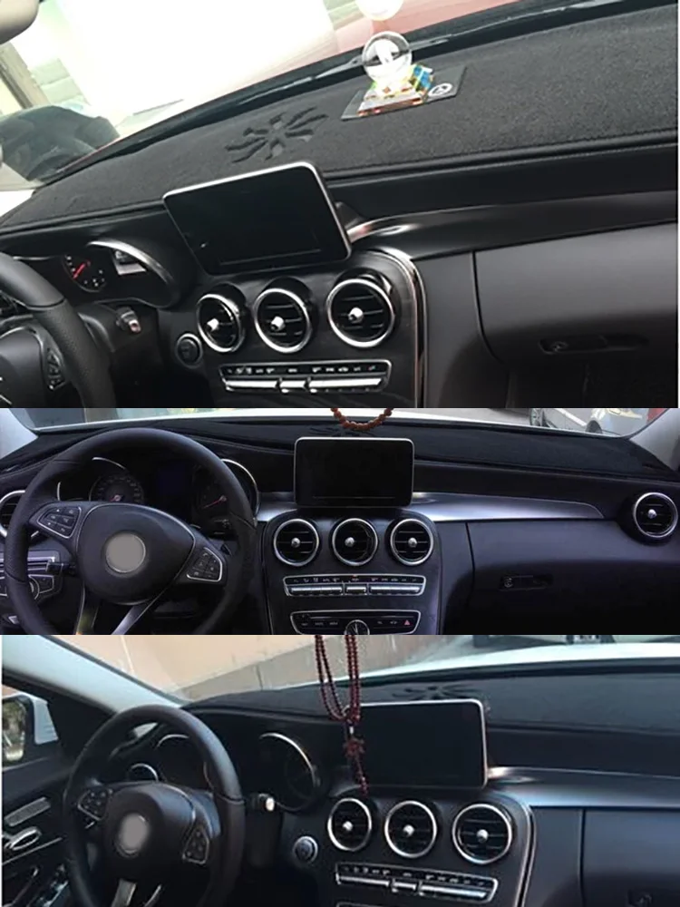 Фото Для Mercedes-Benz GLA GLB GLC 250 200 X156 H247 X247 X253 X254 300 260: Коврик-накладка на приборную панель, солнцезащитный козырек, декоративные элементы №5
