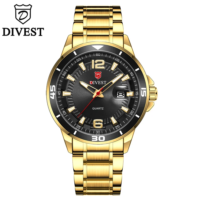 Оригинальные мужские часы DIVEST деловой модный бренд повседневные спортивные