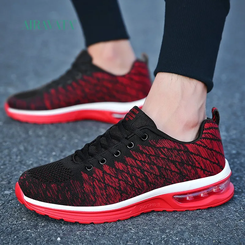 Casual Men's Running Shoes Air Cushion Breathable Lightweight Fashion Male Tennis Sneakers Men Lace-up Outdoor Sports Traienrs