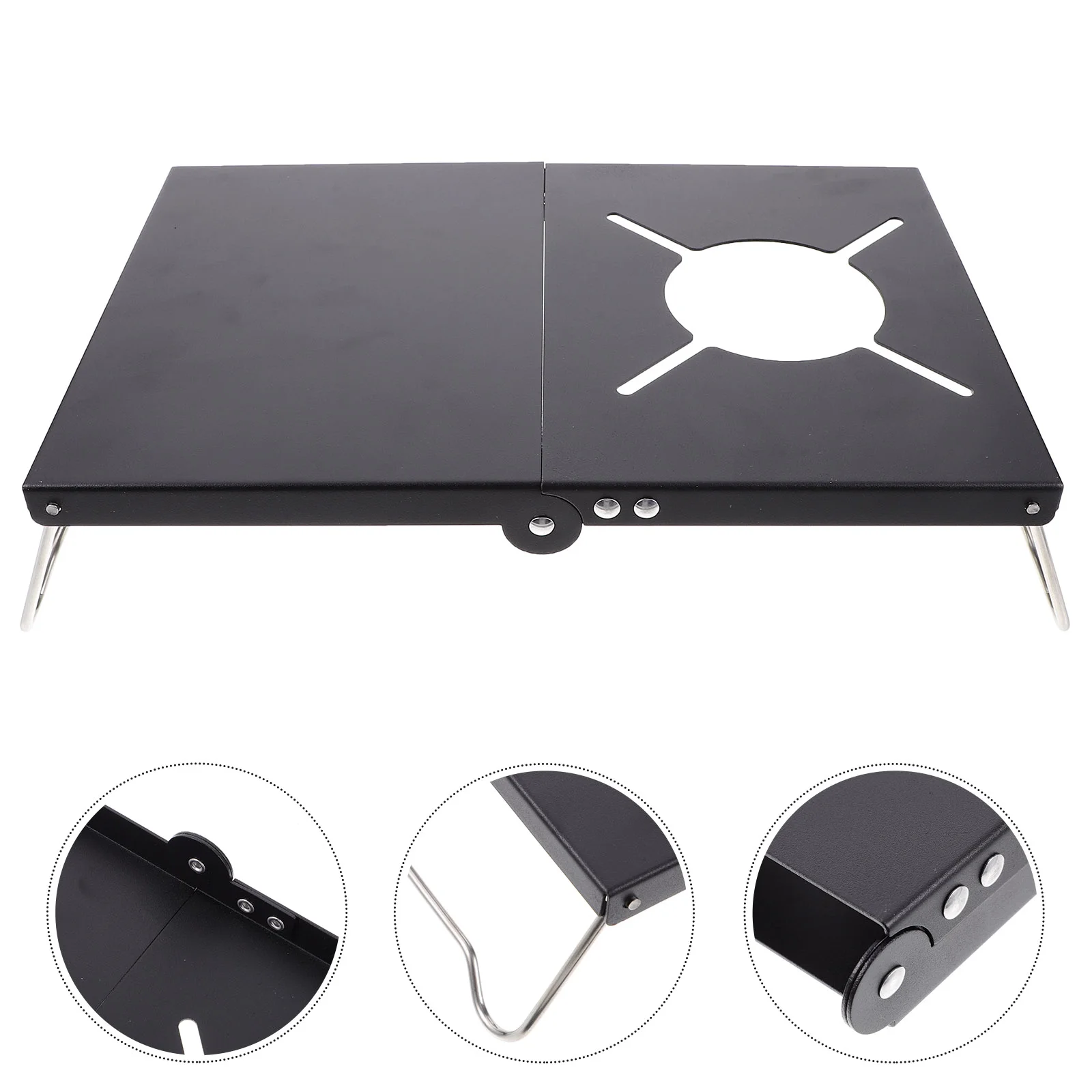 

Folding Table Small Camping Accessories Cooking Portable Foldable Grill Stainless Steel