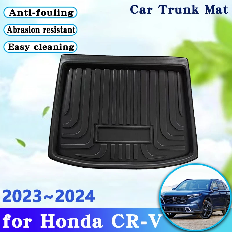 

Коврик для хранения в багажнике автомобиля для Honda CR-V 2023 аксессуары 2024 CRV CR V Задняя подкладка для багажника Водонепроницаемый 3D нескользящий коврик из ЭВА