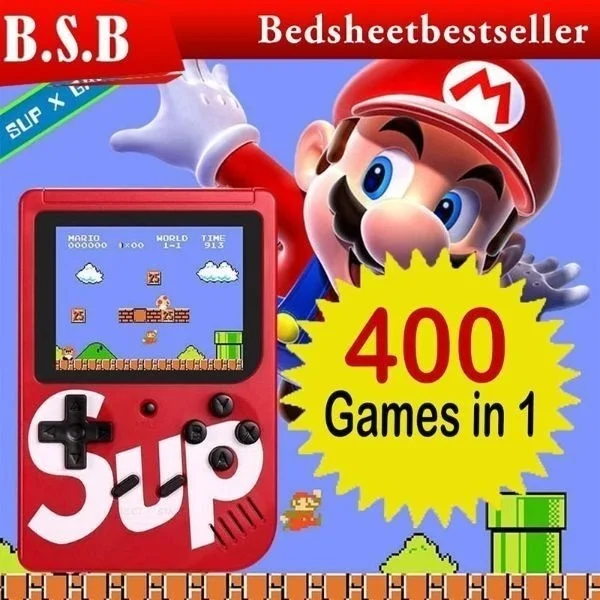 

In 1 Portable Classic Handheld Gameboy Console TV Output Video Game Super Mario 400 Game Birthday Gift