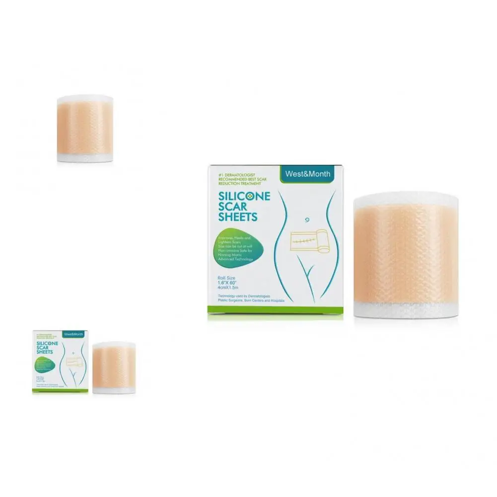 

1Pc Scar Sheet Useful Efficient Surgery Self Adhesive Gel Tape Harmless Prevent Inflammation Scar Patch
