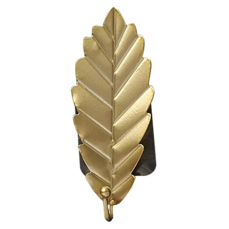 

Leaf Hooks Decorative Hanger Organizer Rack For Clothes Plant Modern Key Holder Wall Mounted Single Prong Coat Hanger For