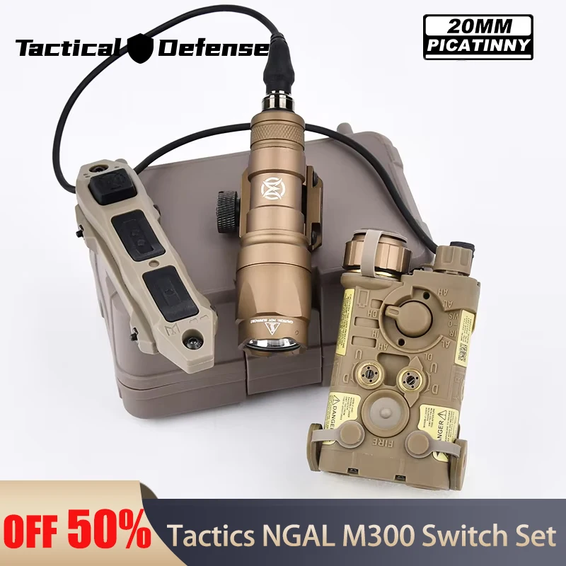 WADSN SF Surefire M600U M300A Охотничий фонарик NGAL Красный Зеленый Синий ИК-точечный Белый