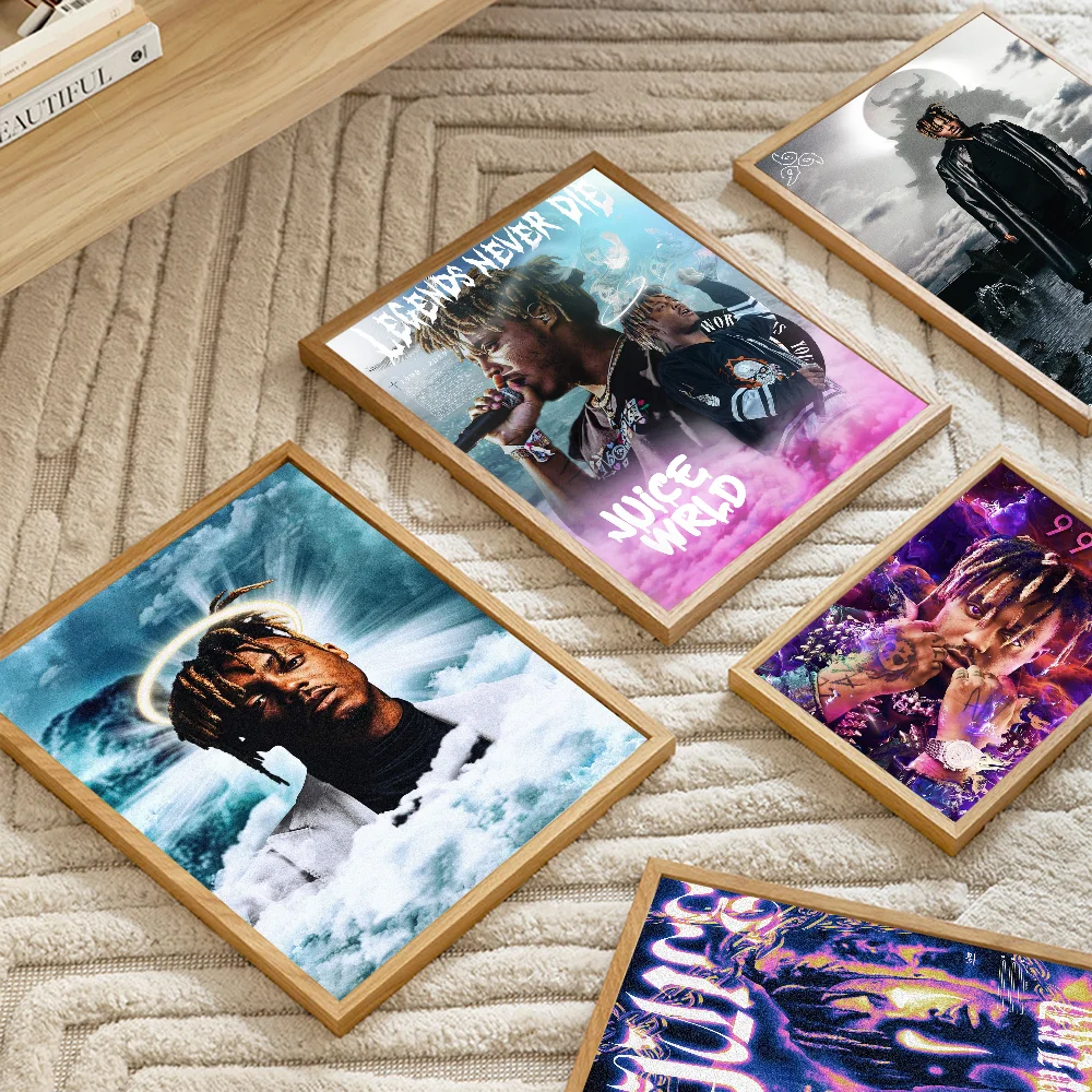 Juice WRLD рэпер классические винтажные постеры водостойкая бумажная наклейка
