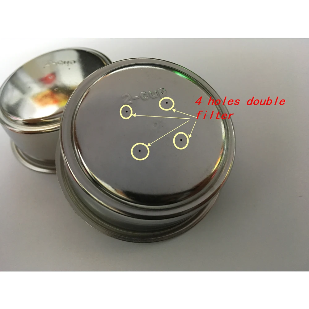 51 мм кофейная машина с двойной чашкой герметичная корзина фильтром для бытовых