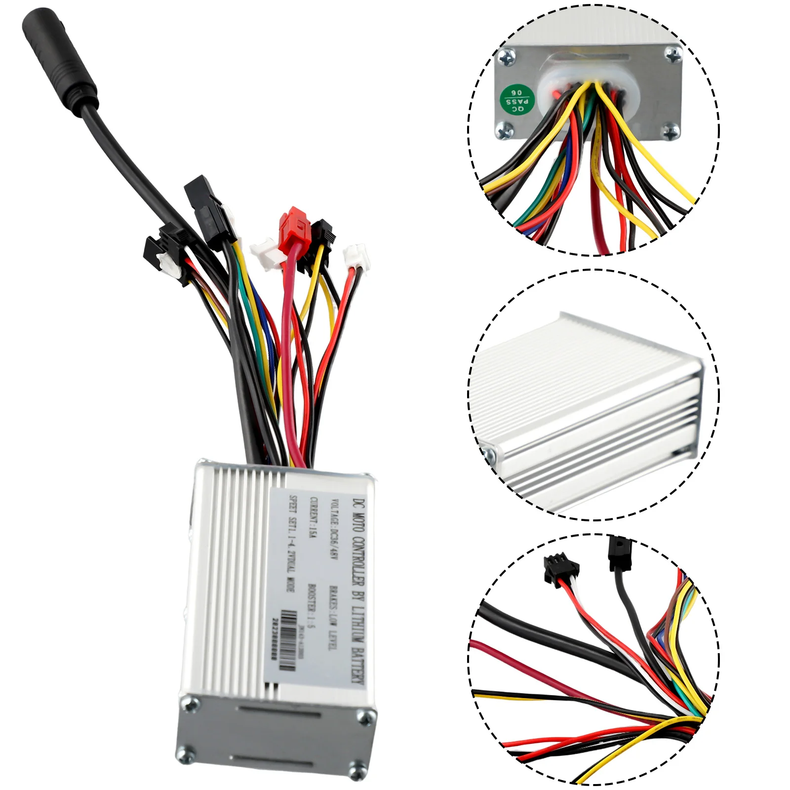 

Brushless Motor JN Controller Aluminium Alloy DC36V/48V E-bike Electric Bicycle 83*31*53mm For Electric Bicycle Durable